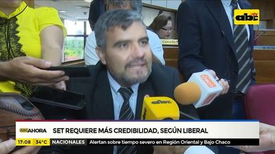 SET requiere más credibilidad, según liberal - ABC Noticias - ABC Color