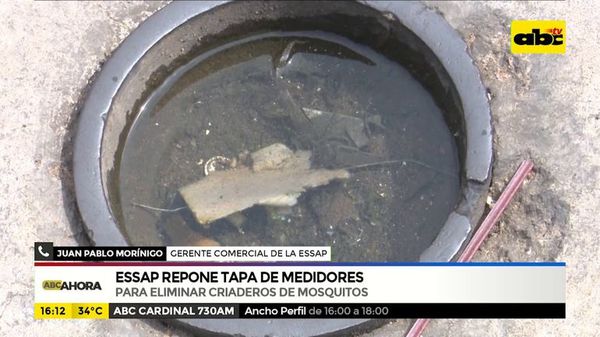 Essap repone tapa de medidores - ABC Noticias - ABC Color