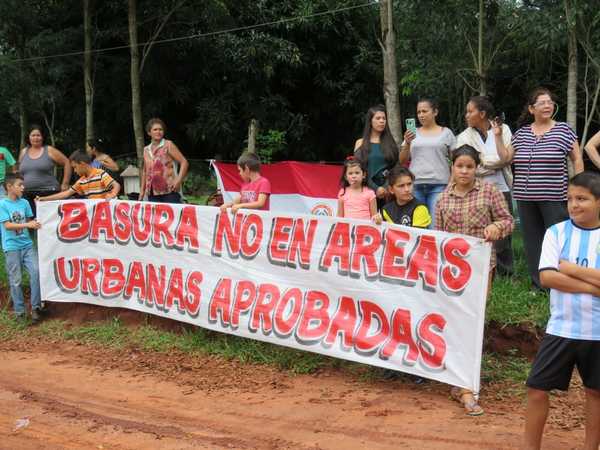 Conflicto por vertedero en Caaguazú
