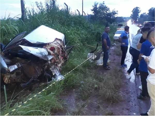 Accidente deja una víctima fatal en Presidente Franco