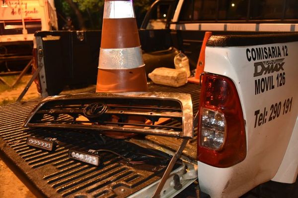 Cae delincuente que habría hurtado luces y parrilla de una camioneta en Trinidad - Nacionales - ABC Color