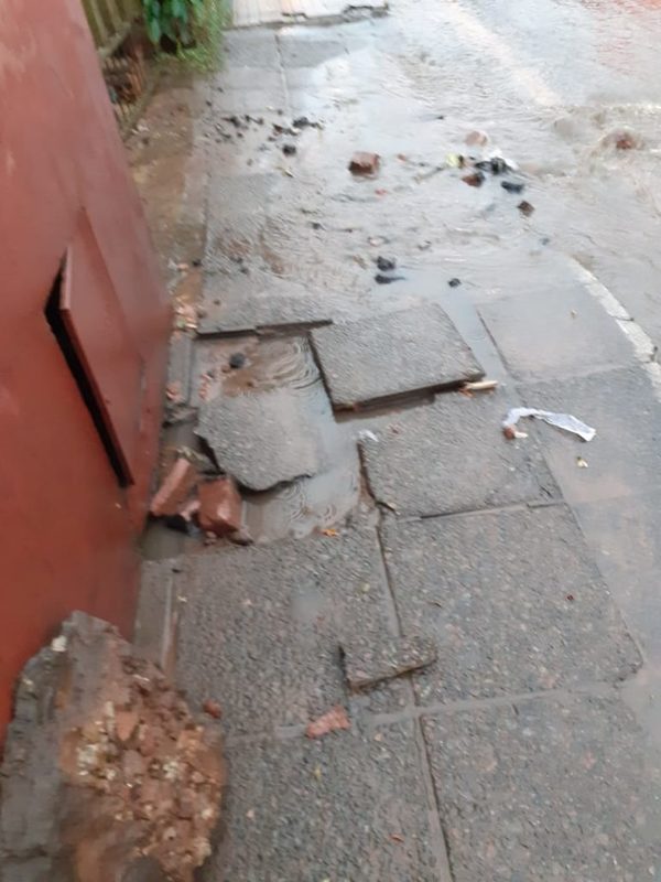 Rompieron asfalto y también su vereda ¿a quién reclama? | San Lorenzo Py