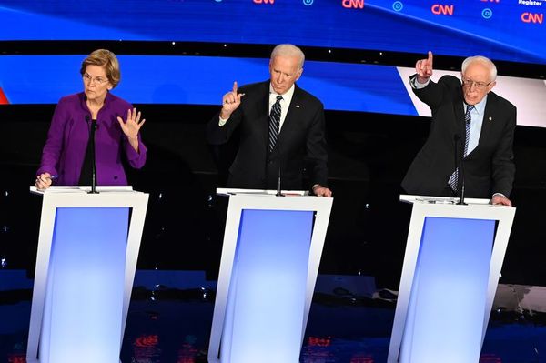 Biden y Sanders chocan sobre política exterior en último debate antes de primarias en EE.UU.  - Mundo - ABC Color