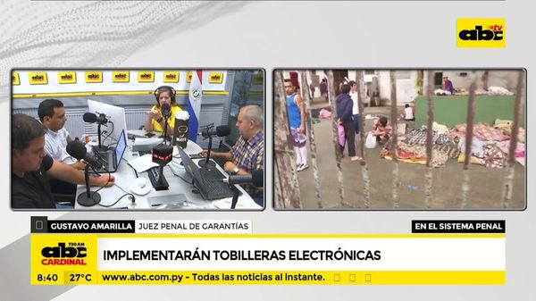 Tobilleras electrónicas en el sistema penal - ABC Noticias - ABC Color