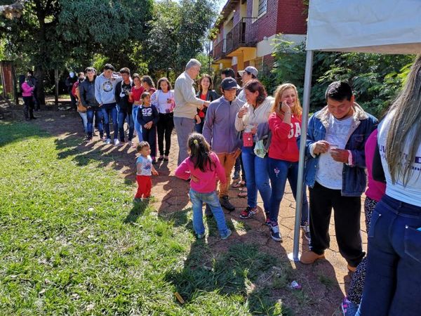 Multitudinaria presencia en la jornada cívica del movimiento Amambay Ñanembae y JLRA