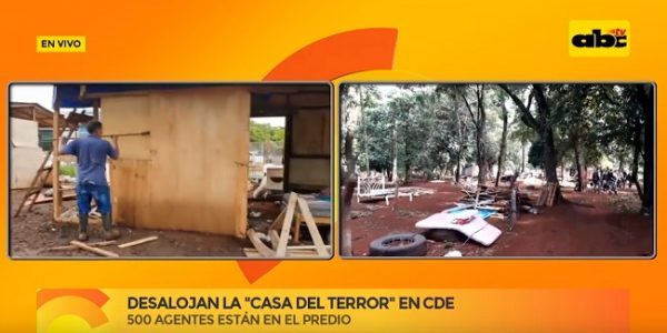 Desalojan "Casa del Terror" en Ciudad del Este