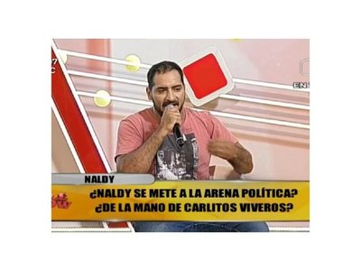 Naldy quiere ser INTENDENTE de Choré