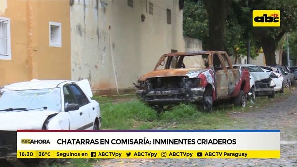 Chatarras en comisarías: Inminentes criaderos - ABC Noticias - ABC Color