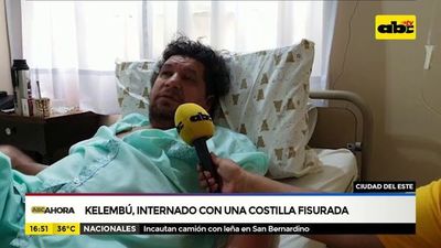 Kelembú, internado con una costilla fisurada - ABC Noticias - ABC Color