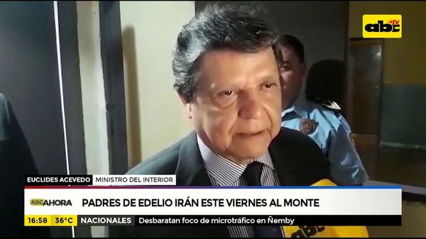 Padres de Edelio irán este viernes al monte - ABC Noticias - ABC Color
