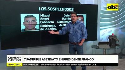 Cuádruple asesinato en Presidente Franco - Crimen y castigo - ABC Color