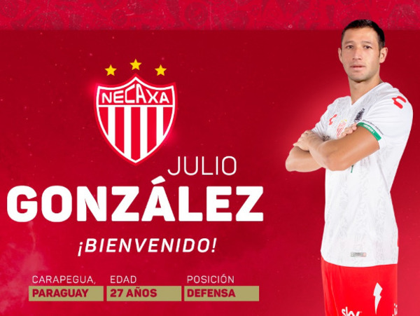 Julio González es nuevo jugador de Necaxa