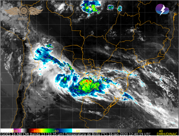 Alerta de tormentas para el Centro y Sur de la región Oriental - ADN Paraguayo