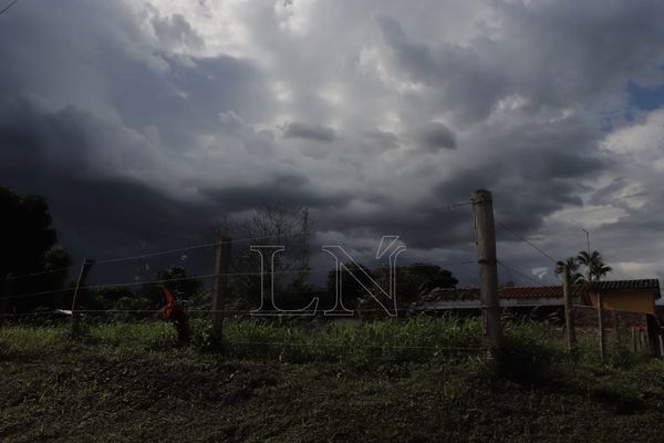 Alerta de tiempo severo para siete departamentos