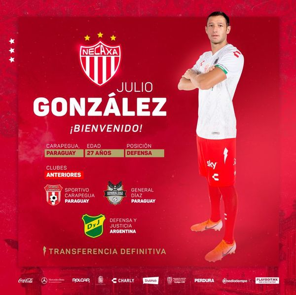 “Polaco” González fue presentado en Necaxa - Fútbol - ABC Color