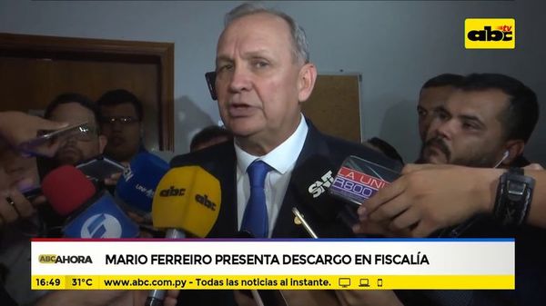 Mario Ferreiro presenta descargo en fiscalía - ABC Noticias - ABC Color