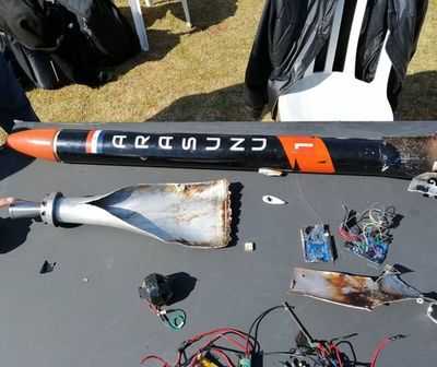 “Arasunu”, el cohete paraguayo fue lanzado en Caaguazú