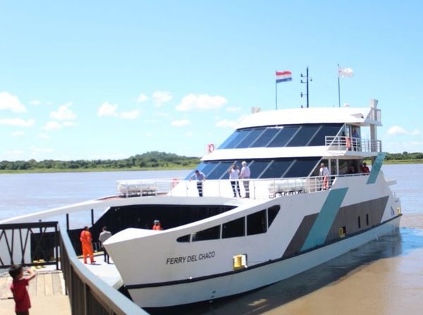 Ferry del Chaco reanuda  actividad tras percance - Interior - ABC Color