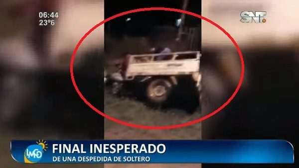 "Gira" de despedida de soltero en motocarro acaba en vuelco