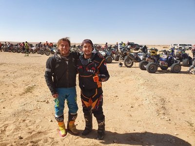 Sanabria y Zapag completaron los casi 8 mil kilómetros del Dakar