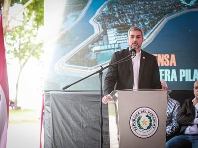 Mario Abdo se jacta de futuras obras e ironiza frase "Desastre ko Marito"