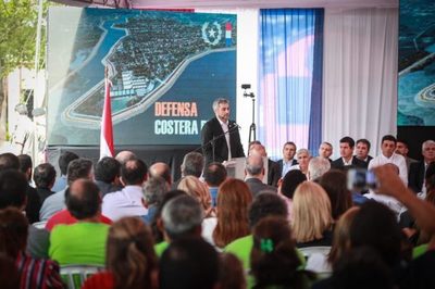 Firman contrato para la construcción de la Defensa Costera de Pilar