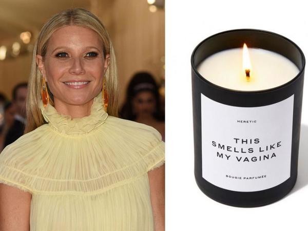 Gwyneth Paltrow lanzó a la venta una vela que “huele como su vagina” y agotó el stock