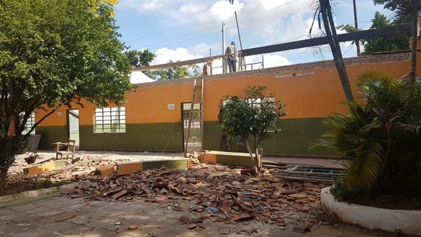 Fonacide: Avanza trabajos en Escuela Sgto. Silva | San Lorenzo Py