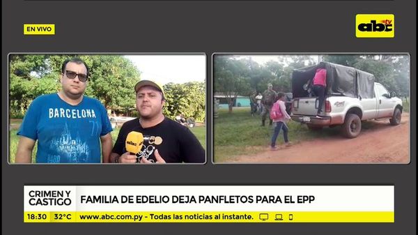 Familia de Edelio seguirá con la búsqueda - Crimen y castigo - ABC Color