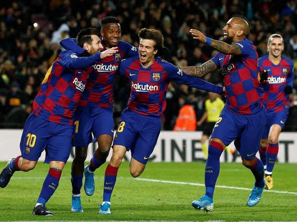 Messi le regala la primera victoria a Quique Setién