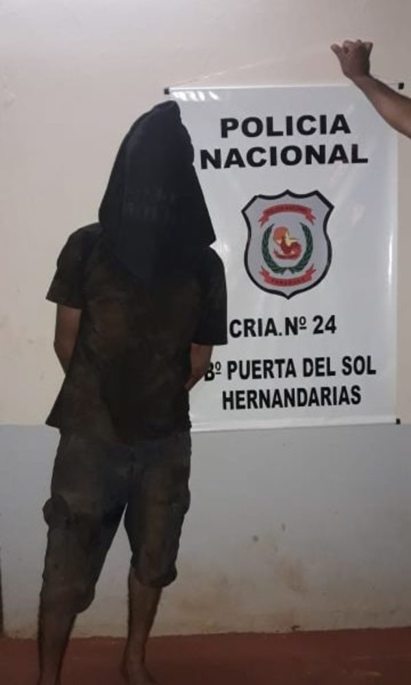 Detienen a ladrón domiciliario en Hernandarias