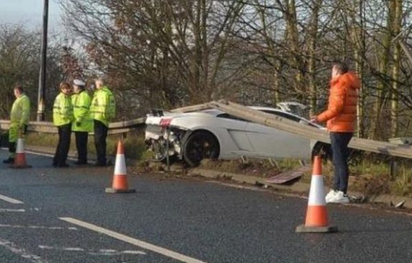 "Chiquito" destrozó su Lamborghini de USD 220 mil