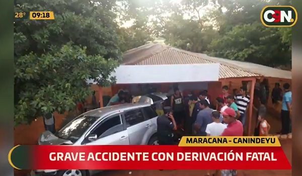 Tres fallecidos en accidente en la zona de Canindeyú