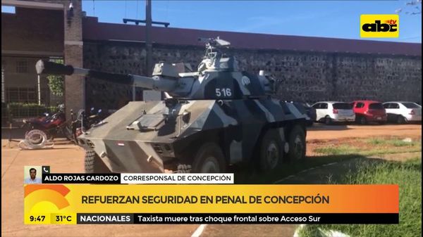 Refuerzan seguridad del penal de Concepción - ABC Noticias - ABC Color
