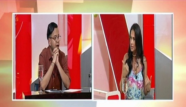 Ángel Saracho discutió con Helem Roux en "TeleShowMás" - Teleshow
