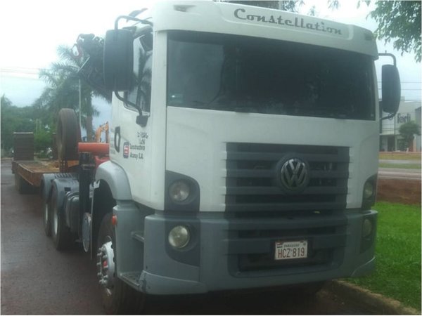 Comuna de Katuete usa camión clonado y de dudoso origen