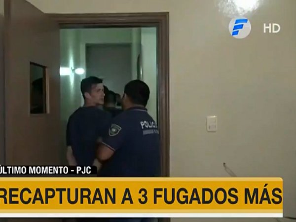 FTC recaptura a otros tres reos liberados de la cárcel de Pedro Juan Caballero
