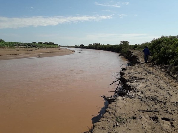 Río Pilcomayo registró su nivel más alto en la nueva embocadura