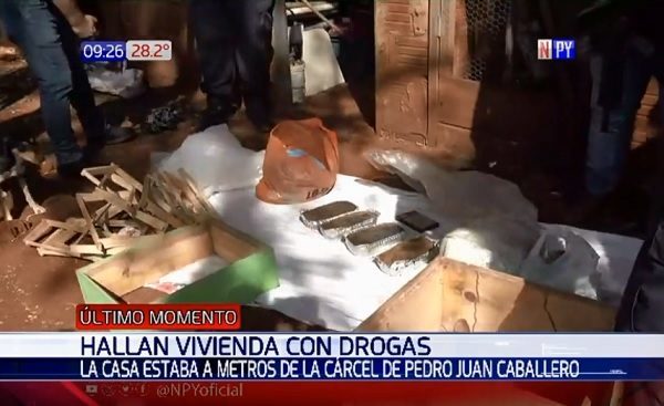 Hallan drogas en inmediaciones de cárcel de Pedro Juan