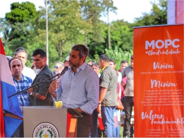 Mario Abdo habla de un "sube y baja" y que le ganará al crimen organizado