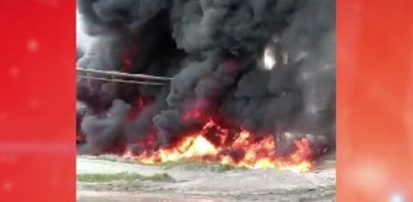 Arde planta de INC en Villeta | Noticias Paraguay