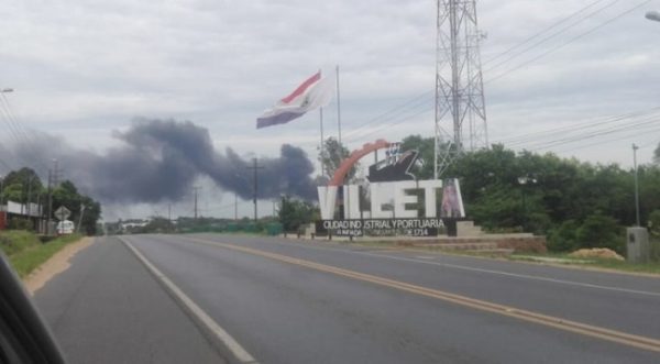 Controlan incendio en la INC de Villeta