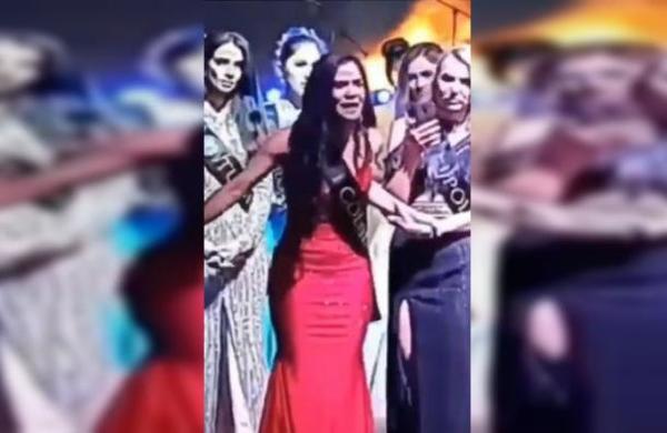 '¡Es un fraude!': participante denunció en pleno escenario que concurso de belleza estaba arreglado - SNT