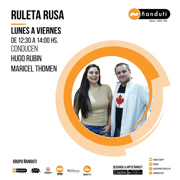 Ruleta Rusa con Hugo Rubin, José Caballero y Maricel Thomen » Ñanduti