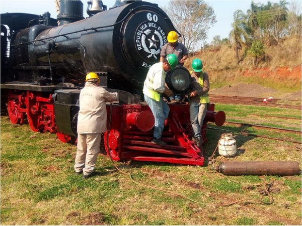 Tren del Lago: Ultiman detalles para funcionamiento de la locomotora 60