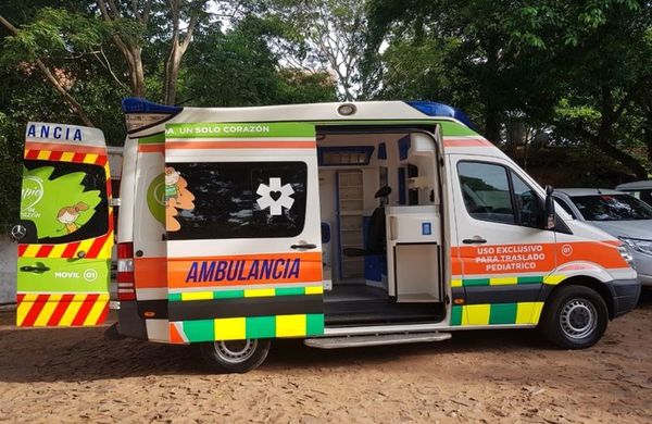 Donan ambulancia a hospital de Limpio - Interior - ABC Color
