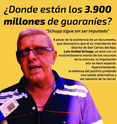 Luis Aníbal Shcupp sigue impune por impericia del Ministerio Público
