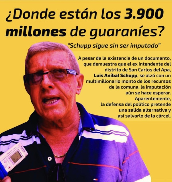 Luis Aníbal Shcupp sigue impune por impericia del Ministerio Público