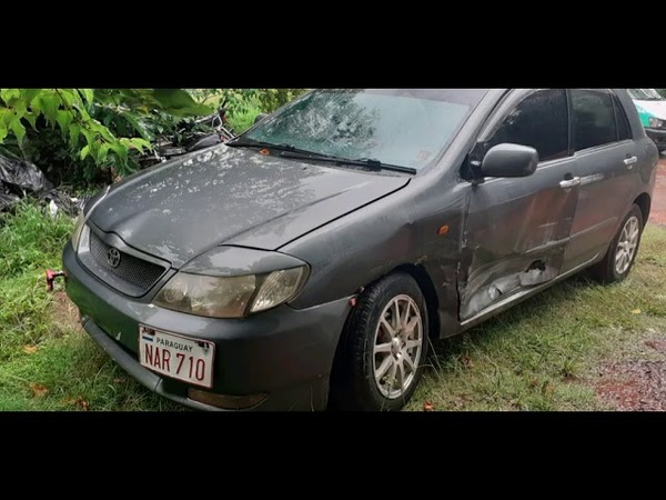 POLICIA INVOLUCRADO EN ACCIDENTE DE TRANSITO EN PLENO CENTRO DE ENCARNACIÓN