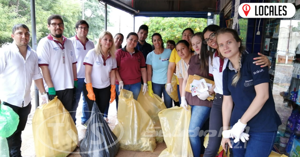 MTESS y el SNPP realizaron minga ambiental en Encarnación